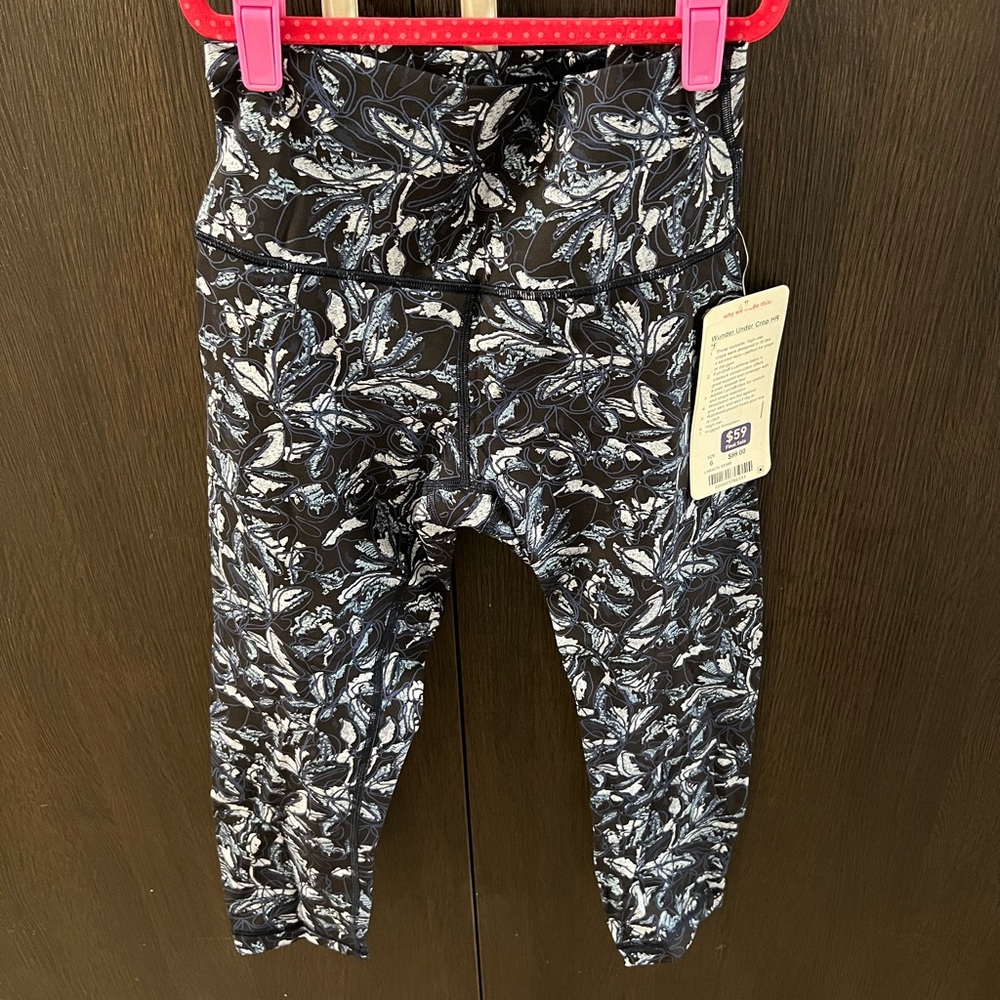lululemon wunder under crop luxtreme size 6